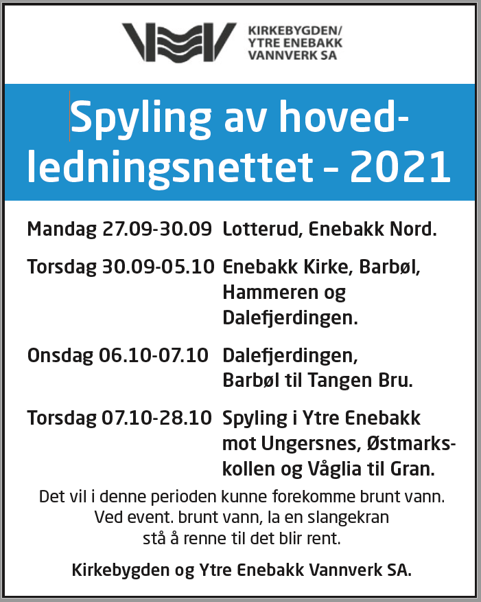 You are currently viewing Spyling av hovedledninger